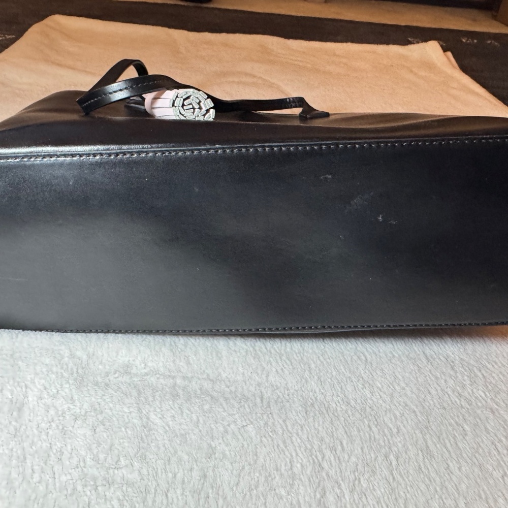 Kate Spade Black Leather Tote - Picture 3 of 6